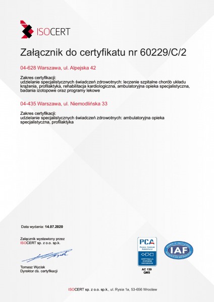 Załącznik do certyfikatu nr 60229/C/1